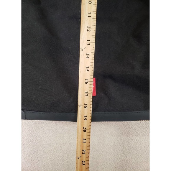 Fatboy Bag Mens Medium M Black Metallic Soul Canvas Adjustable Strap Zipper Tote - Picture 5 of 14